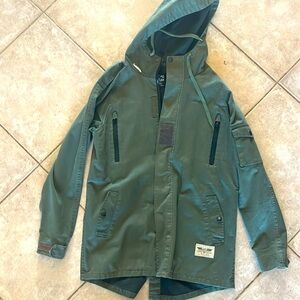 Trench coat jacket 100 cotton crooks & castle